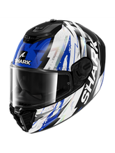 SHARK CASCO INTEGRAL SPARTAN RS HIBOLT Negro Azul Cromado