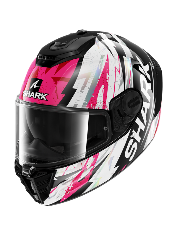 SHARK CASCO INTEGRAL SPARTAN RS HIBOLT Negro Violeta Cromado