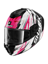 SHARK CASCO INTEGRAL SPARTAN RS HIBOLT Negro Violeta Cromado