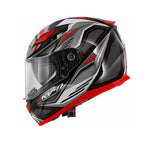 KAPPA KV41 Dallas Fighter Deportivo Ligero Casco Negro Rojo - CASCO