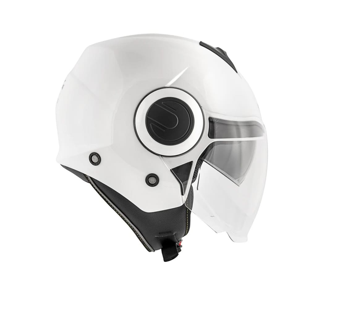KAPPA KV37 EVO Moto Cara Abierta Casco Blanco Negro - CASCO