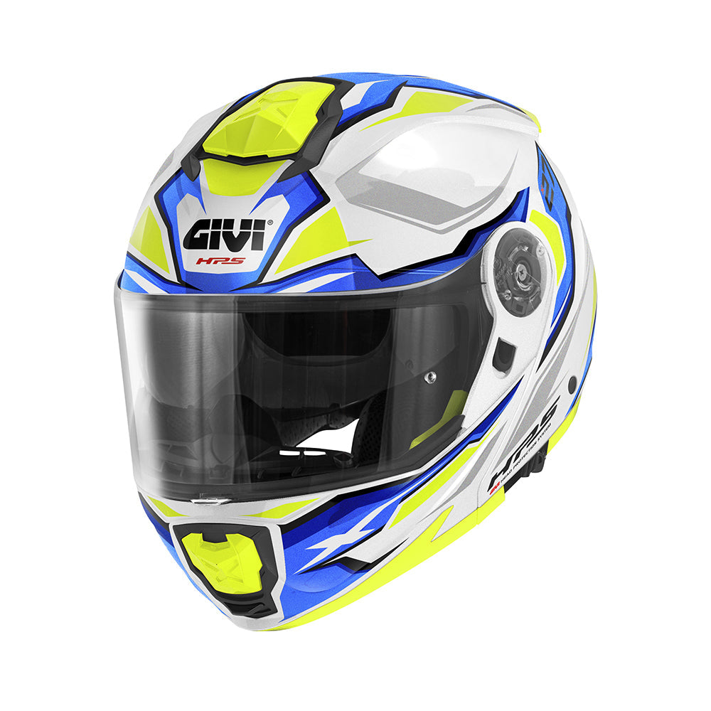 GIVI CASCOS MODULARES HX27F SECTOR BLANCO/BLU/AMAR SEWY - SECURTEX MOTOR S.L (t/a MaximoMoto)