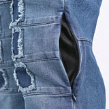 BELA Pantalon Textil Piston Denim 34L Jeans Azul