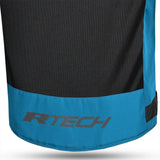 R-TECH SPIRAL MESH CHAQUETA DE MOTO DE HOMBRE TEXTIL AZUL CLARO NEGRO ROJO