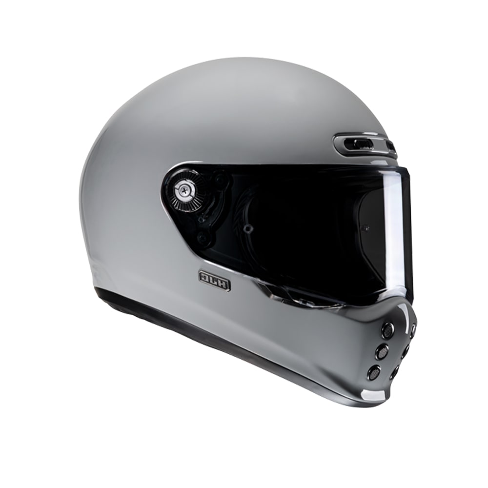HJC UNI N.Gris Estilo Clásico Para Motocicleta Integral Casco