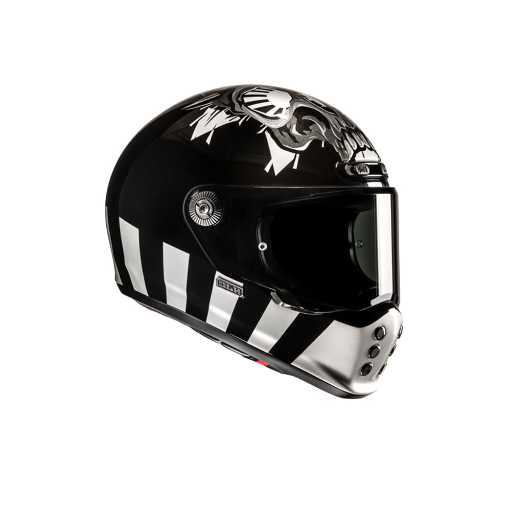 HJC V10 clásico SKULL MC5 para motocicleta integral Casco