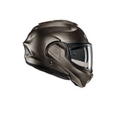 HJC F100 UNI turismo deportivo de moto modular casco semi plano titanio