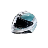 HJC I71 SERA MC2 Casco Integral Deportivo Moto Racing Blanco Azul