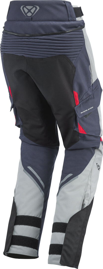 IXON MIDGARD PT L MOTO PANTALONES GREGE AZUL MARINO NEGRO