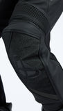 IXON AVENGER HOMBRE MOTO PANTALONES CUERO NEGRO