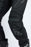 IXON AVENGER HOMBRE MOTO PANTALONES CUERO NEGRO