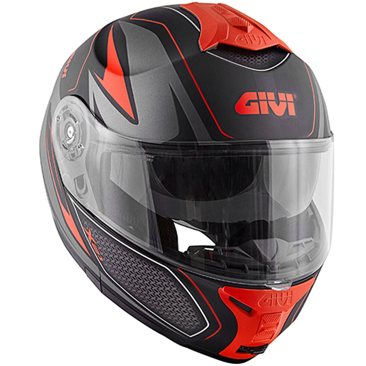 GIVI CASCO MOD X21/CHALLENGER C/PL.D/SHIVER NEGRO-MT/ROJO - SECURTEX MOTOR S.L (t/a MaximoMoto)