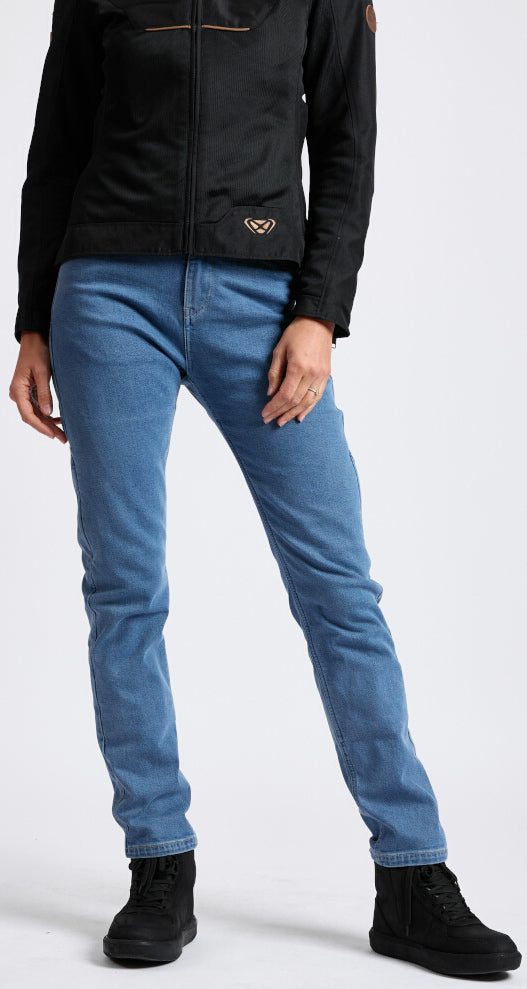 IXON DANY MUJER PANTALONES MOTO JEANS AZUL