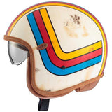PREMIER VINT PLATIN ED. EX 8 BM Moto Jet Cara Abierta Casco