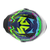 LS2 FF812 KID SVENT CASCO DE MOTO AZUL VERDE