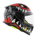 LS2 FF812 KID ZERO CASCO DE MOTO GRIS ROJO