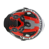 LS2 FF812 KID ZERO CASCO DE MOTO GRIS ROJO