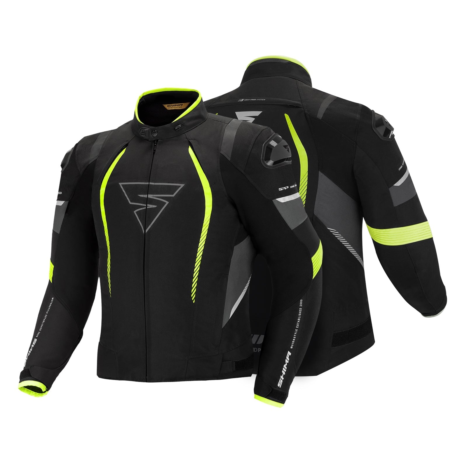 SHIMA SOLID PRO JACKET FLUO - SECURTEX MOTOR S.L (t/a MaximoMoto)