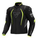 Chaqueta de moto Touring SHIMA PRO BLACK FluoroTextile