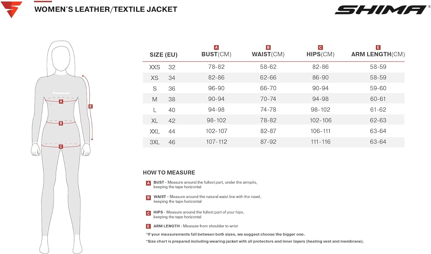 SHIMA RENEGADE 2.0 LADY JACKET BLK - SECURTEX MOTOR S.L (t/a MaximoMoto)