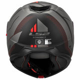 LS2 FF908 STROBE II CODE CASCO DE MOTO NEGRO GRIS