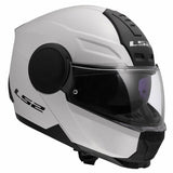 LS2 FF902 SCOPE II SOLID CASCO DE MOTO GLOSS BLANCO