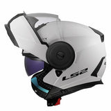 LS2 FF902 SCOPE II SOLID CASCO DE MOTO GLOSS BLANCO