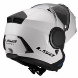LS2 FF902 SCOPE II SOLID CASCO DE MOTO GLOSS BLANCO