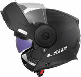 LS2 FF902 SCOPE II SOLID CASCO DE MOTO MATE NEGRO