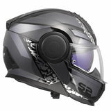 LS2 FF902 SCOPE II OXYD CASCO DE MOTO NEGRO TITANIUM