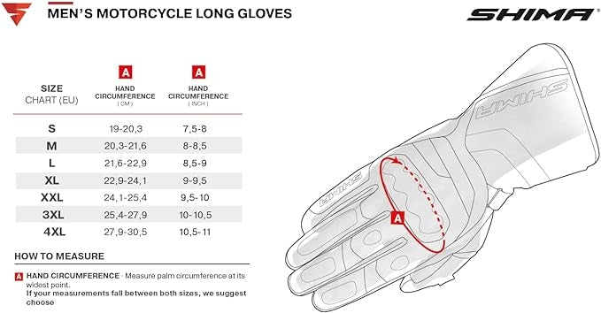 SHIMA ST-3 NEW GUANTES BLK/RED - SECURTEX MOTOR S.L (t/a MaximoMoto)