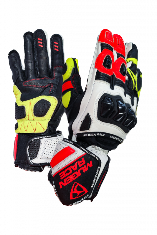 MUGENRACE G-MNR-2161 CHILI Deportivos Urbano Moto Cuero Guantes