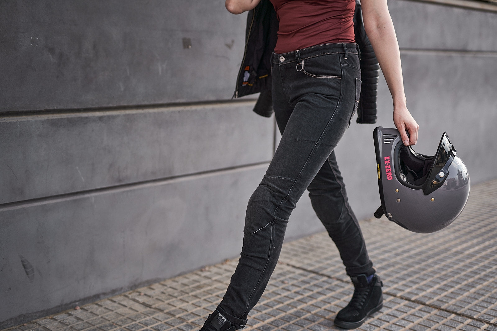 SHIMA PANTALONE DENIM JEANS DEVON LADY VAQUERO BLK