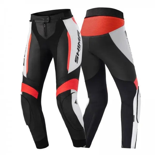 MIURA 2.0 2-PC TRAJE DE CUERO PARA MOTO Rojo Fluo