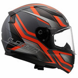LS2 FF353 RAPID II FLITZ MATT ORANGE GREY