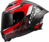 LS2 FF807 DRAGON TRAX CASCO DE MOTO ROJO