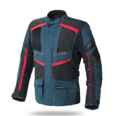 SEVENTY SD-JT81 CHAQUETA DE MOTO INVIERNO TOURING HOMBRE AZUL MARINO NEGRO ROJO