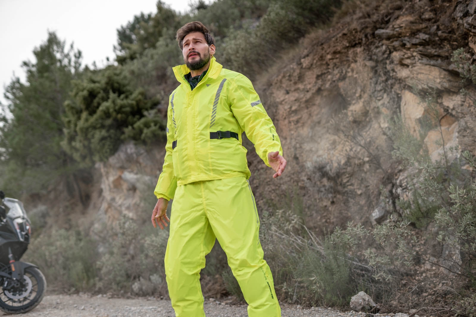 SHIMA HYDRODRY+ JACKET FLUO - SECURTEX MOTOR S.L (t/a MaximoMoto)