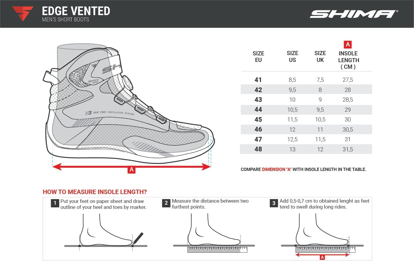 SHIMA EDGE WP BOOTS FLUO - SECURTEX MOTOR S.L (t/a MaximoMoto)