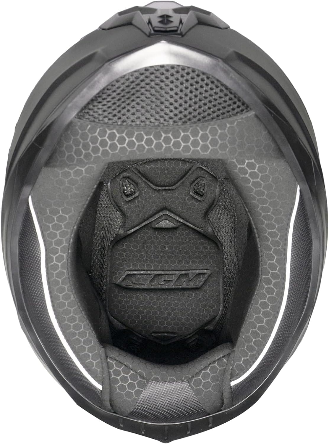 CGM 320T NEUTRON PANTHER Moto Integral Casco Negro Fluo Amarillo Mate