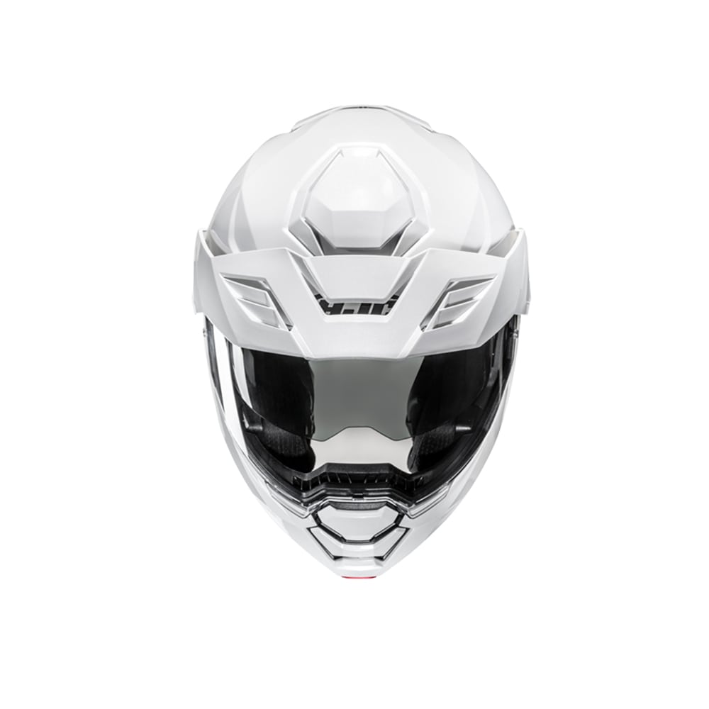 HJC I80 Casco de motocicleta con frente abatible, color blanco perlado