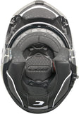 CGM 560A MAD MONO CASCO MODULAR DE MOTO NEGRO MATE