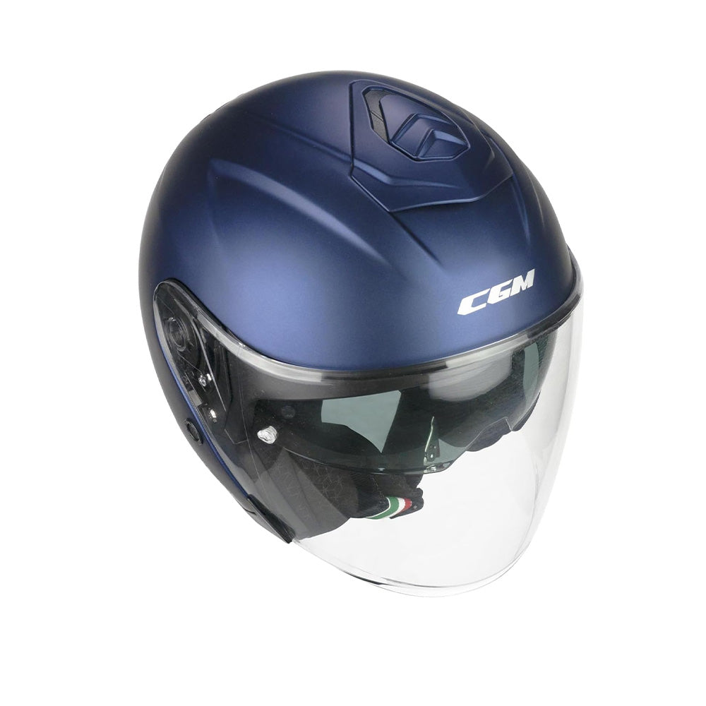 CGM 160A JAD MONO CASCO MOTO ABATIBLES AZUL SATINATO