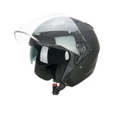CGM 136A DNA MONO ABATIBLES CASCO JET NEGRO MATE