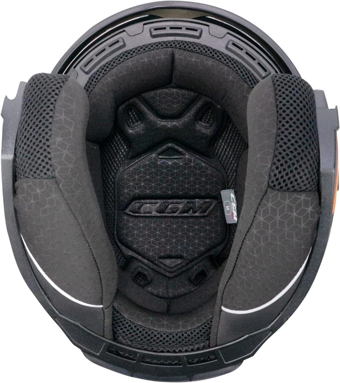 CGM 136S DNA APACHE JET CASCO MOTO GRAFITE GIALLO FLUO OPACO - CASCO