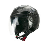 CGM 169G ILLI SPORT Scooter Jet Casco Negro Grafito