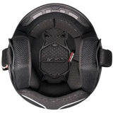 CGM 167R FLO STEP JET Moto Casco Gris Fucsia Largo