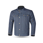 BELA - Chaqueta Textil Clutch Wax Cotton Jacket Azul Navy - SECURTEX MOTOR S.L (t/a MaximoMoto)