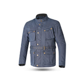 BELA - Chaqueta Textil Tectical Wax Cotton Jacket Azul Navy - SECURTEX MOTOR S.L (t/a MaximoMoto)