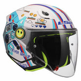 LS2 OF622 FUNNY II NEXT CASCO DE MOTO LEVEL BLANCO